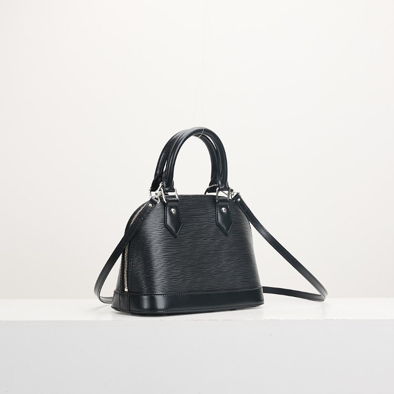 二手Lv Alma bb水波紋貝殼包/黑色-2