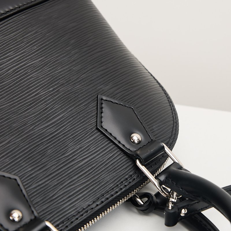 二手Lv Alma bb水波紋貝殼包/黑色-4