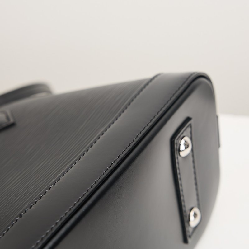 二手Lv Alma bb水波紋貝殼包/黑色-6