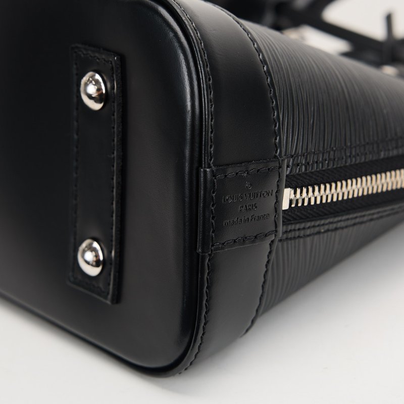 二手Lv Alma bb水波紋貝殼包/黑色-7