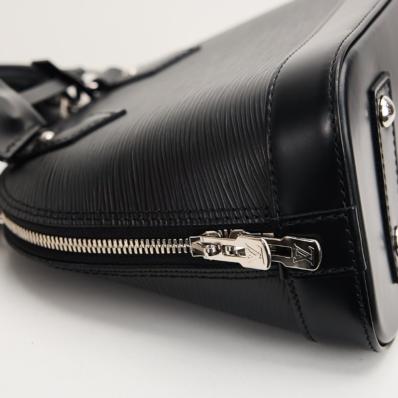 二手Lv Alma bb水波紋貝殼包/黑色-9