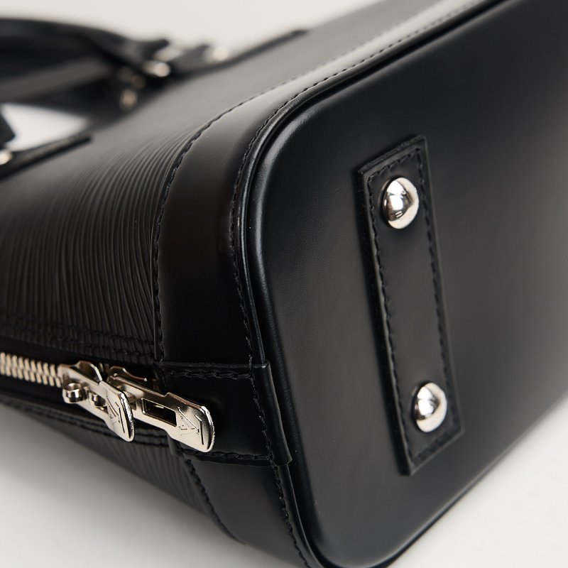 二手Lv Alma bb水波紋貝殼包/黑色-10