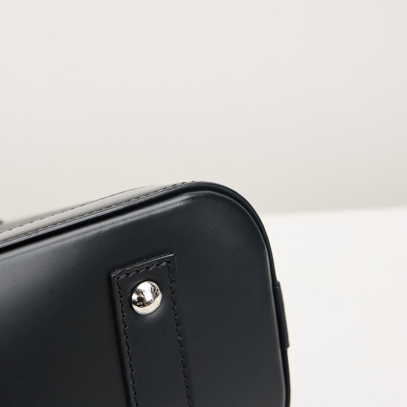 二手Lv Alma bb水波紋貝殼包/黑色-11