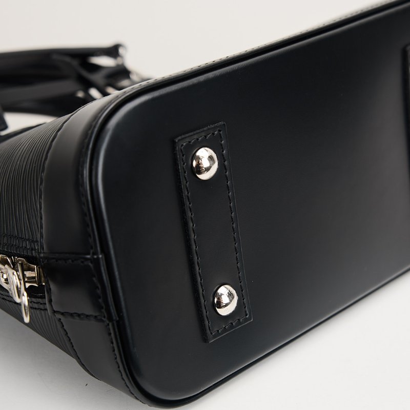 二手Lv Alma bb水波紋貝殼包/黑色-12