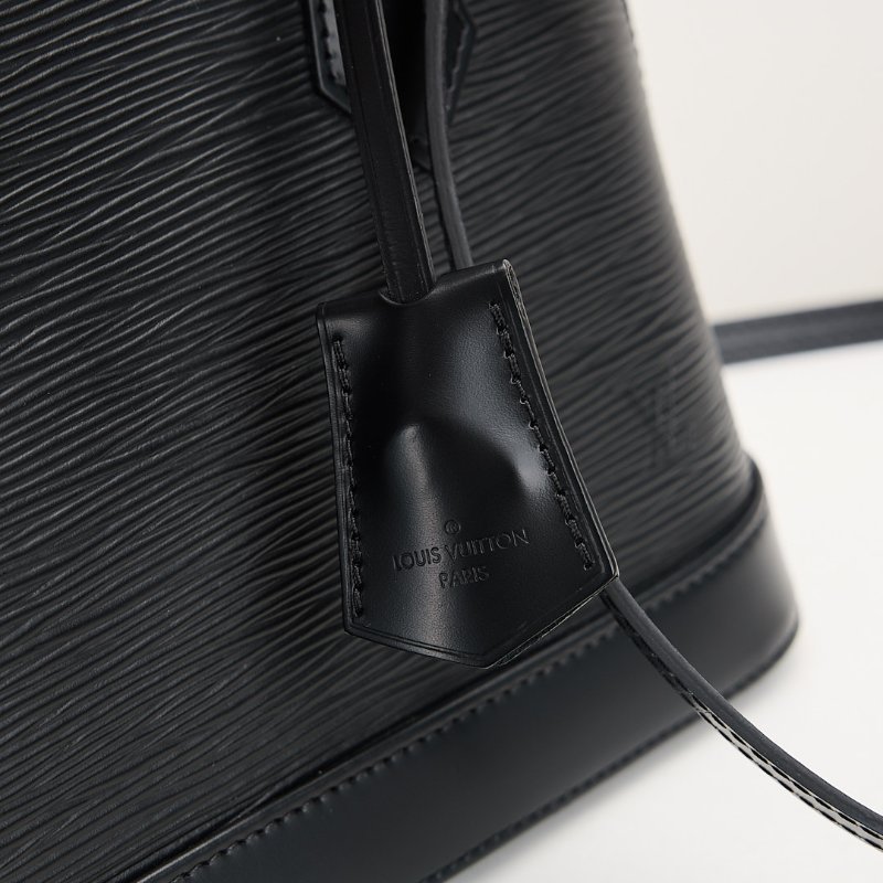 二手Lv Alma bb水波紋貝殼包/黑色-13