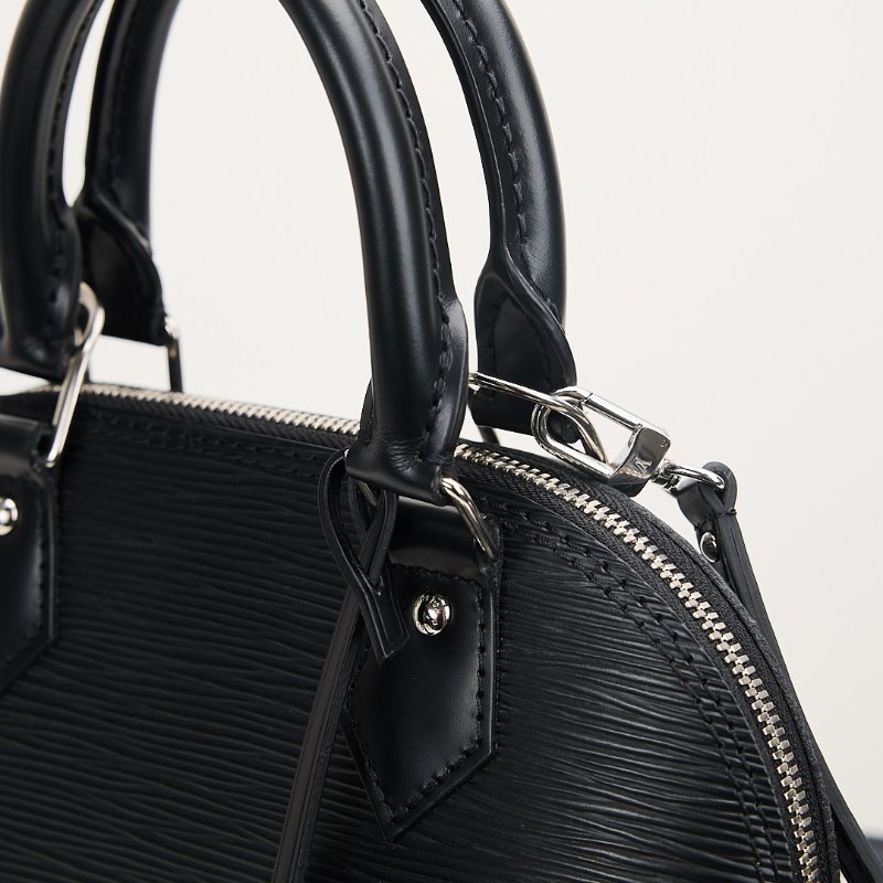 二手Lv Alma bb水波紋貝殼包/黑色-14