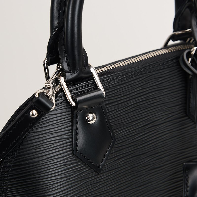 二手Lv Alma bb水波紋貝殼包/黑色-16