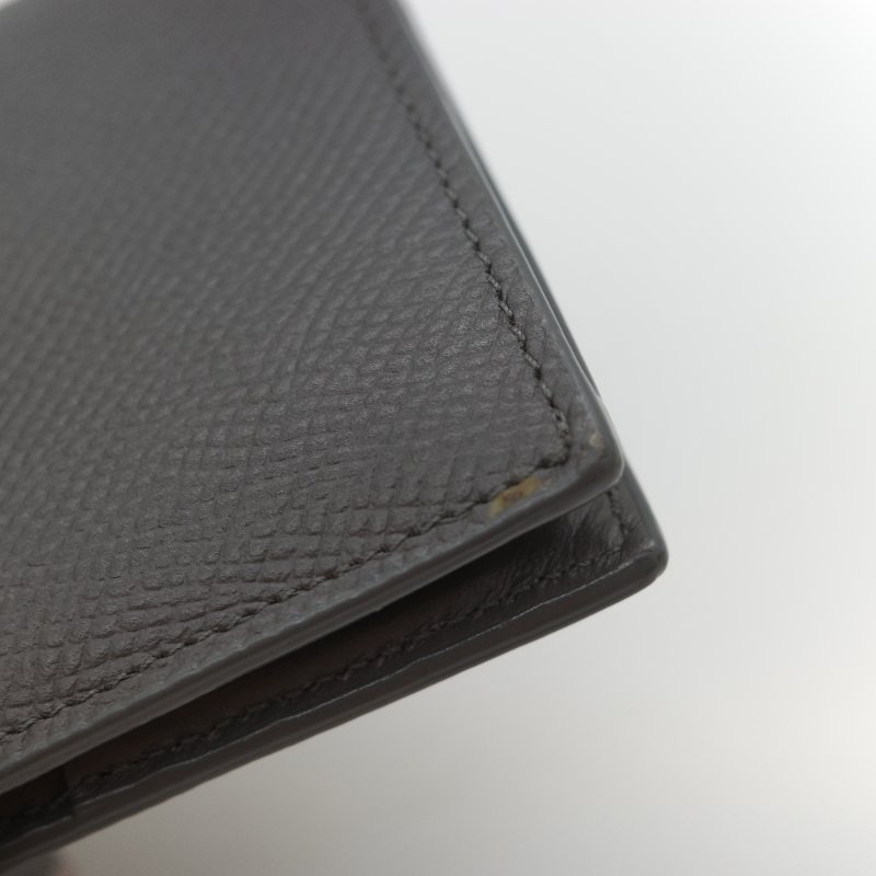 Celine 思琳 Strap Wallet 拼色 卡其灰 粉色灰色 粉色 對開 中短夾 (多卡位+鈔票位+零錢位)絕版品-11