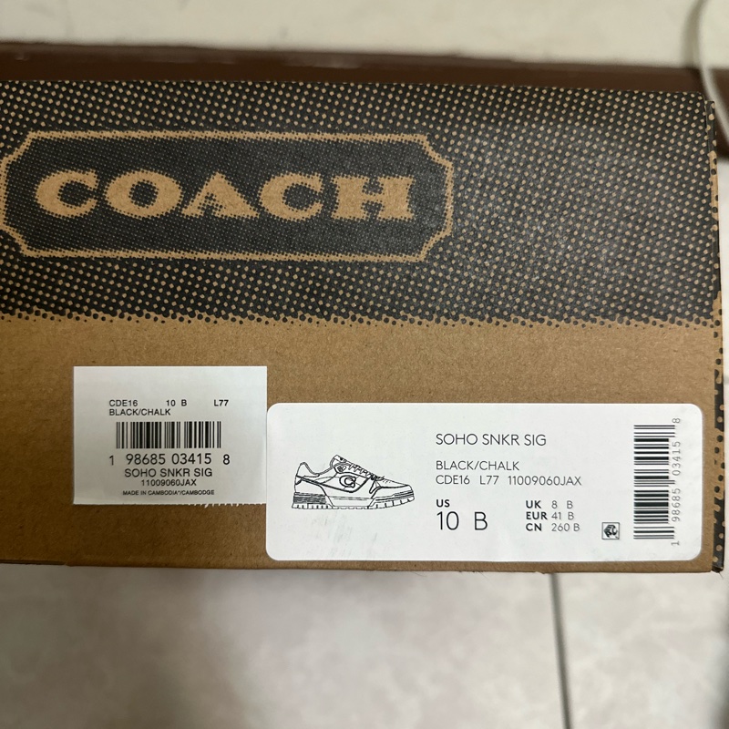 COACH SOHO 混合經典 SIGNATURE 休閒鞋-11