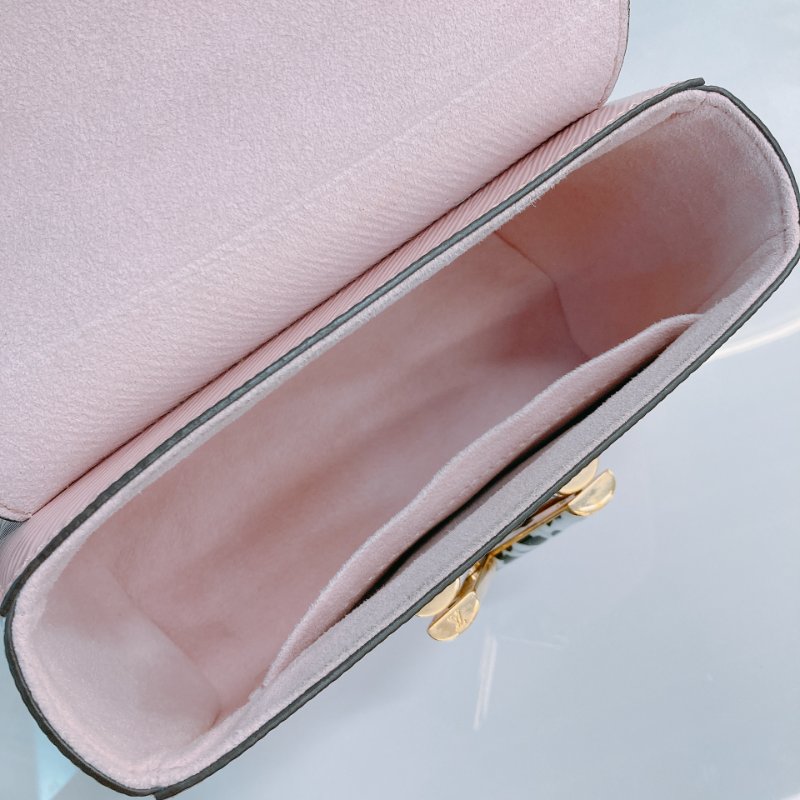 MS0598 Louis Vuitton 路易威登 扭扭包 小號 水波紋 樹皮紋 粉紅色 鴛鴦金扣 Twist PM Epi Pink and Stone x GHW-13