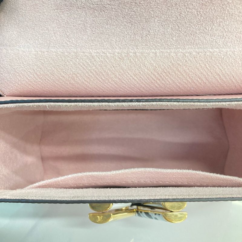 MS0598	Louis Vuitton 路易威登 扭扭包 小號 水波紋 樹皮紋 粉紅色 鴛鴦金扣 Twist PM Epi Pink and Stone x GHW-44