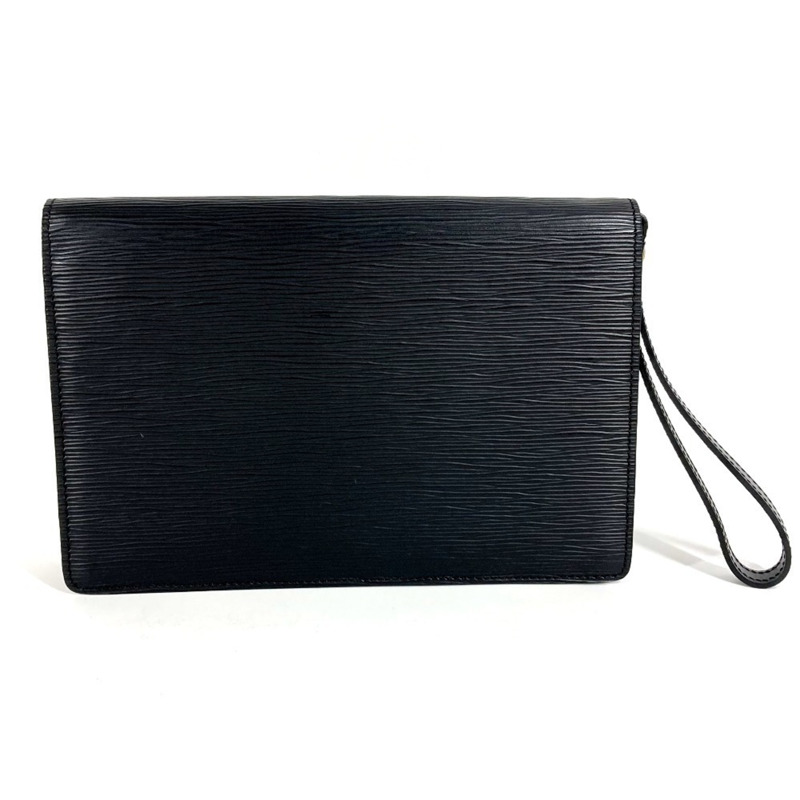 路易威登 M52612 Epi Pochette Sellier Dragonne 手拿包帶肩帶,第二包,皮革,男士,黑色-1