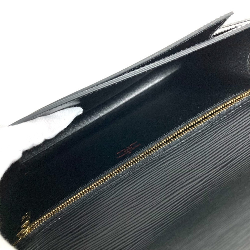 路易威登 M52612 Epi Pochette Sellier Dragonne 手拿包帶肩帶,第二包,皮革,男士,黑色-12