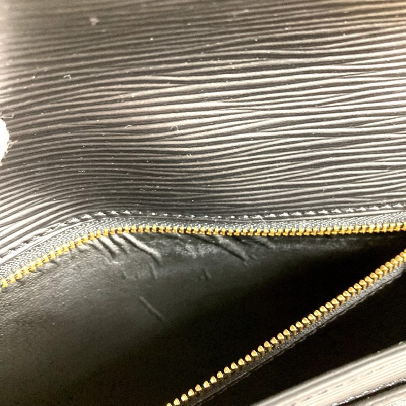 路易威登 M52612 Epi Pochette Sellier Dragonne 手拿包帶肩帶,第二包,皮革,男士,黑色-14