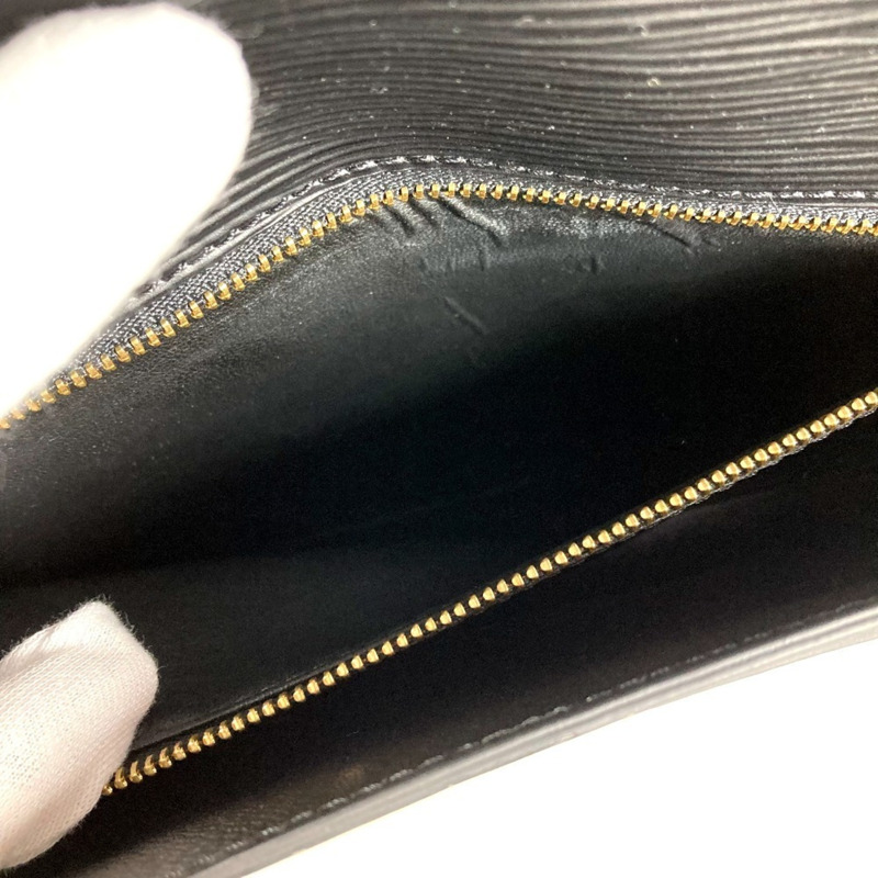 路易威登 M52612 Epi Pochette Sellier Dragonne 手拿包帶肩帶,第二包,皮革,男士,黑色-15