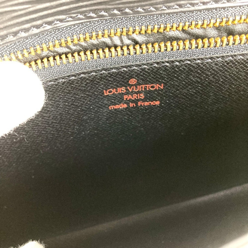 路易威登 M52612 Epi Pochette Sellier Dragonne 手拿包帶肩帶,第二包,皮革,男士,黑色-16