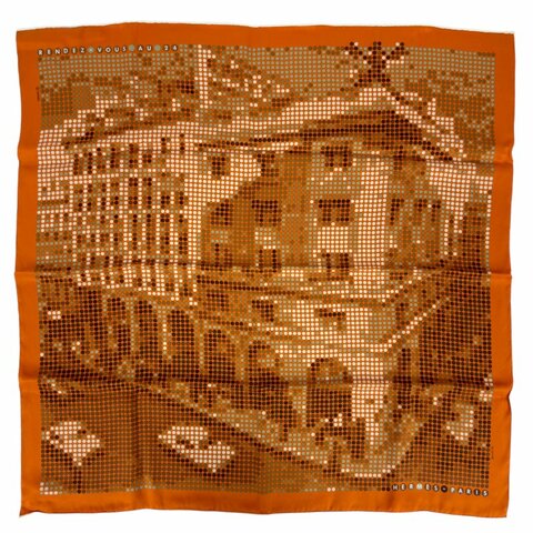 HERMES Rendez-Vous au 24 絲巾