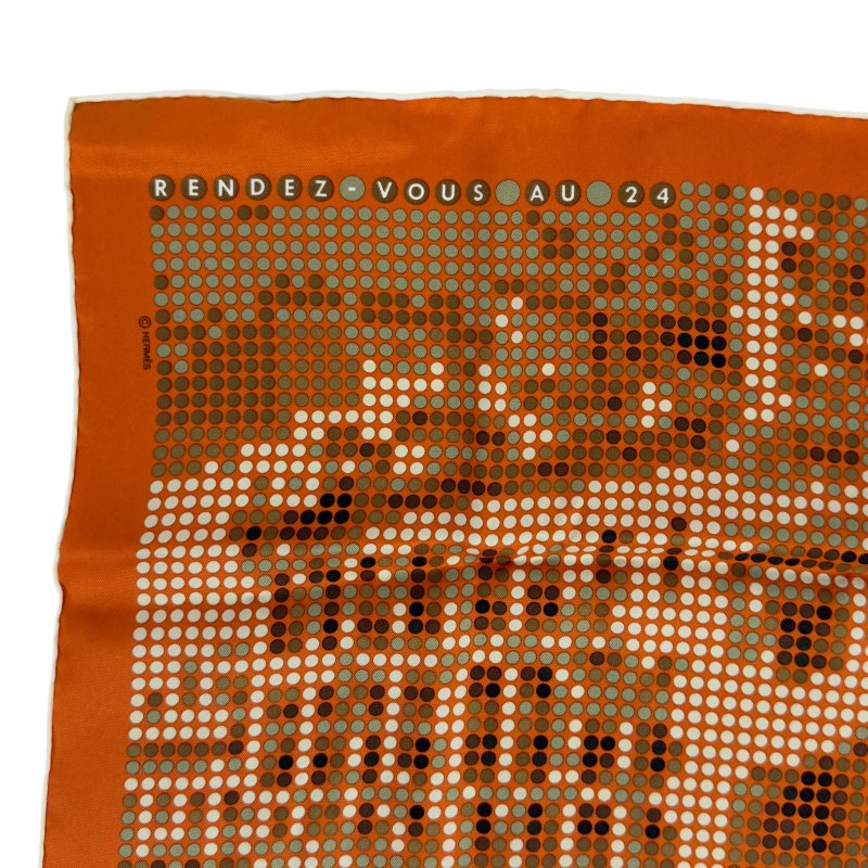 HERMES Rendez-Vous au 24 絲巾-4