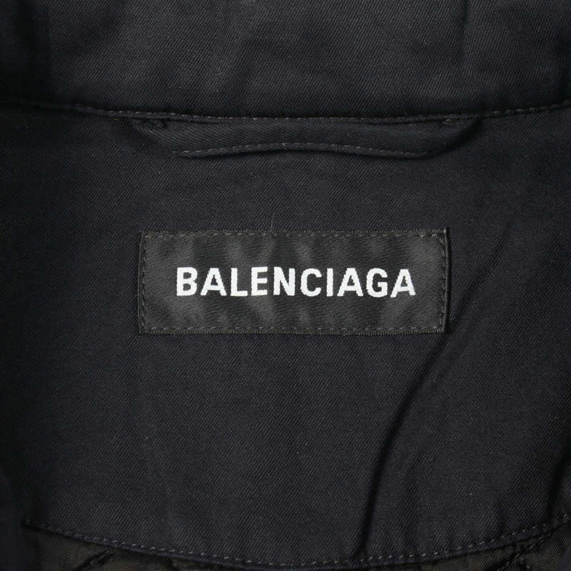 BALENCIAGA 男士層疊棉質外套,紅色、海軍藍、黑色,二手。-2