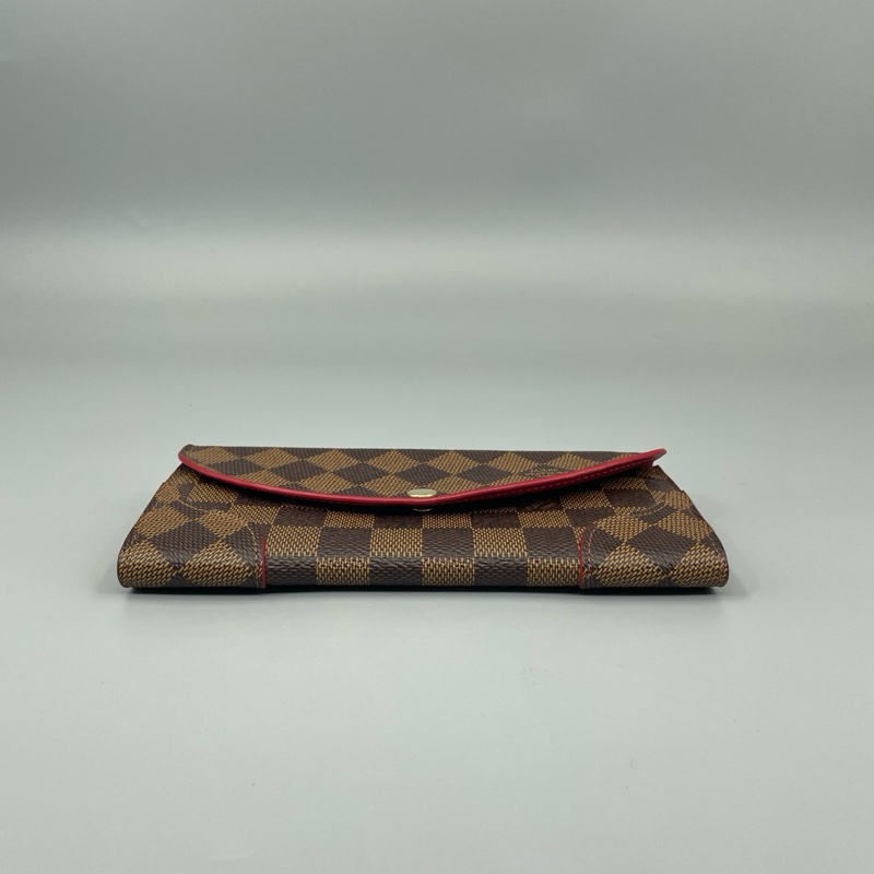 【98新✨全網最低價】LV/Louise Vuitton 棕棋盘格钱包錢包 95新 內裡全皮-2