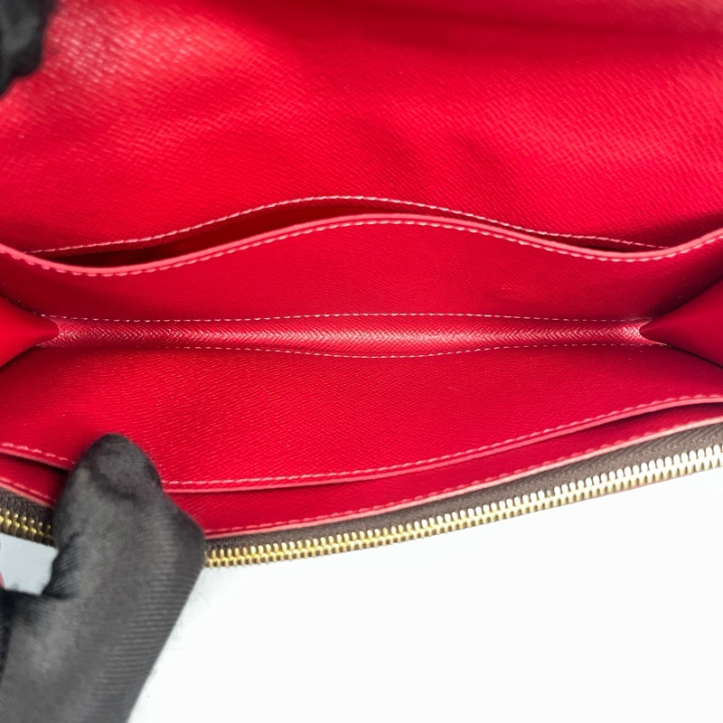 【98新✨全網最低價】LV/Louise Vuitton 棕棋盘格钱包錢包 95新 內裡全皮-7