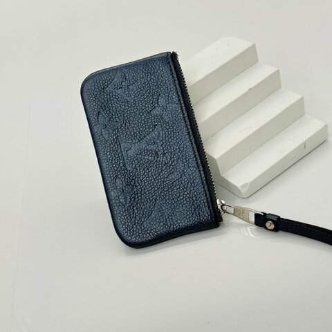 Louis Vuitton 路易威登 藍色 牛皮 零錢包