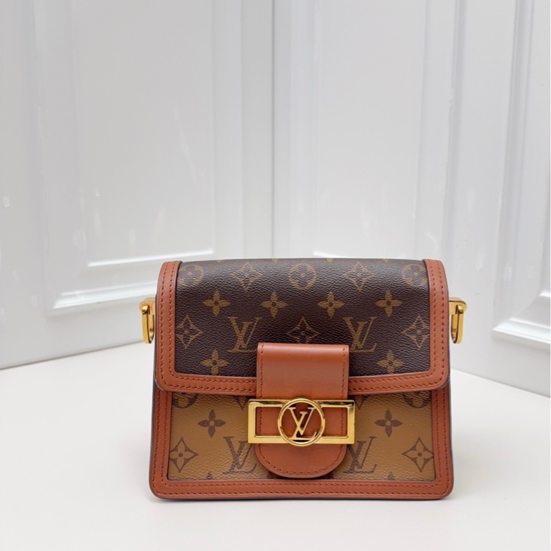 LV路易威登,小號達芙妮mini經典老花拼色設計-0