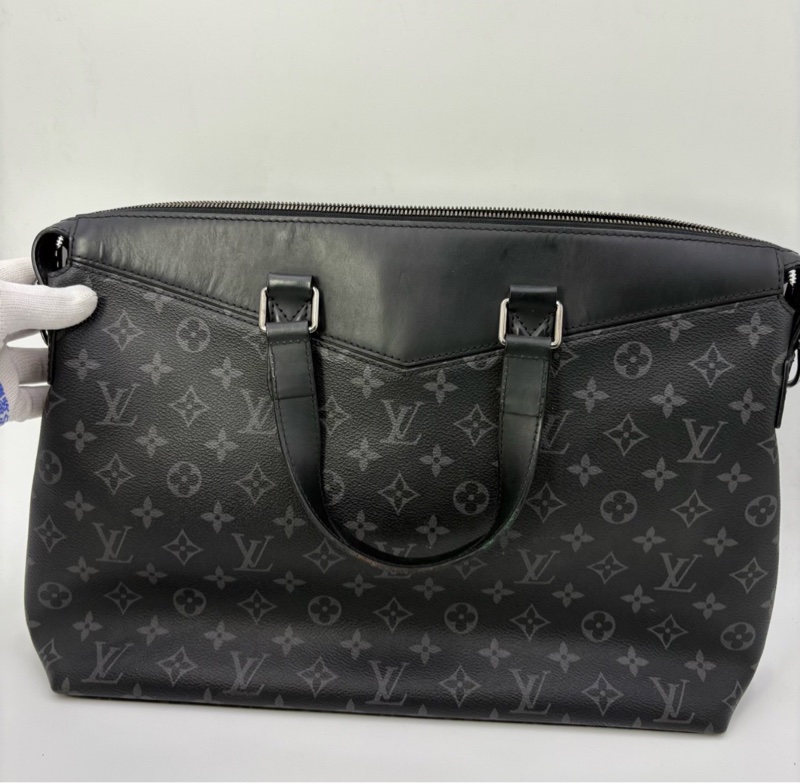 【95新✨超低價優惠✨經典款式】Louis Vuitton 黑色老花公文包-2