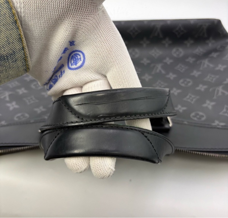 【95新✨超低價優惠✨經典款式】Louis Vuitton 黑色老花公文包-8
