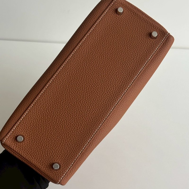 99新🆕 全配有購證🙌🏻 大天菜🤎 Hermès 愛馬仕 Kelly 28 金棕銀釦-6