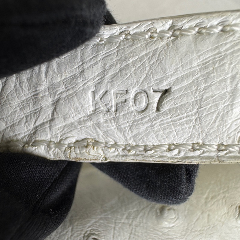 celine 鴕鳥皮古董單肩包-24