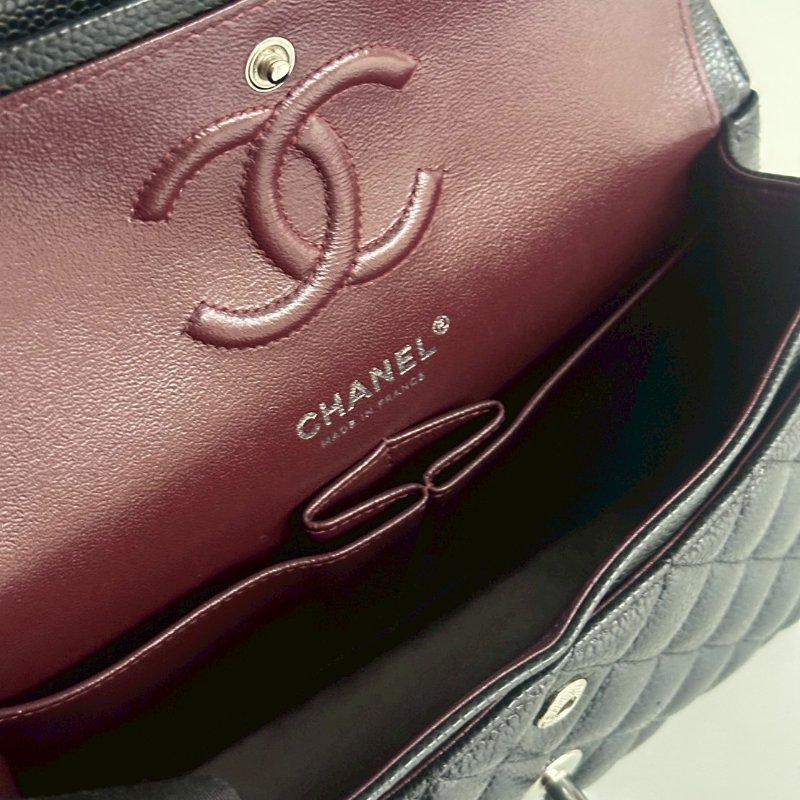 98新🫰🏻芯片款 Chanel 香奈兒 CF 23 黑色銀釦-13