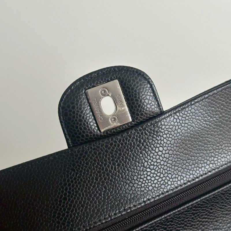 98新🫰🏻芯片款 Chanel 香奈兒 CF 23 黑色銀釦-18