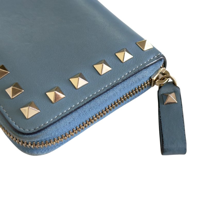 VALENTINO Rockstud 鍋釘 長銀包-8