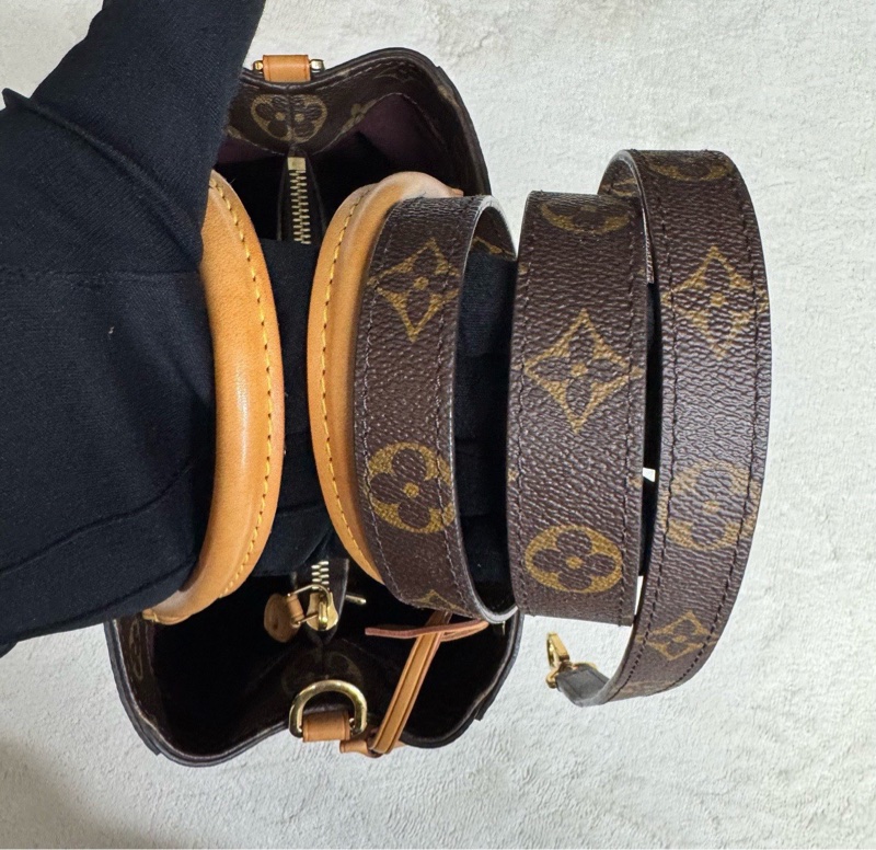 LV路易威登,老花蒙田bb手提斜挎包-5