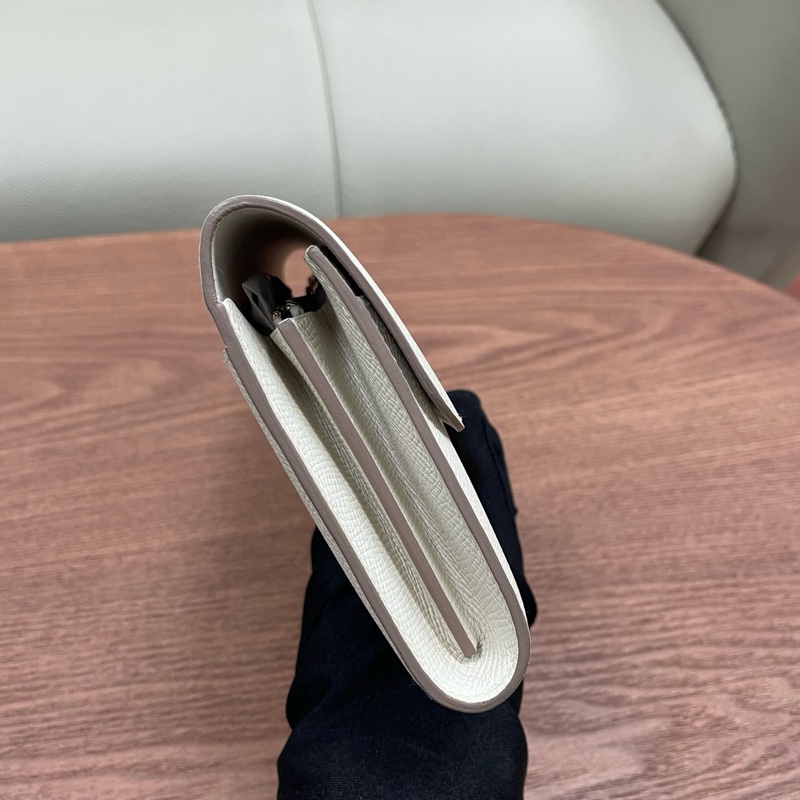 【99新✨全網最低價】Hermes/愛馬仕 康康錢包 Constance 奶昔白玫瑰金釦🧡🆕-7