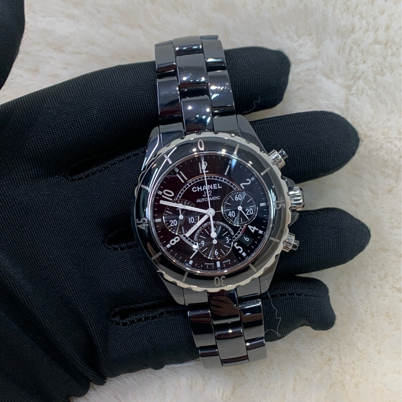 Chanel J12 黑陶瓷H0940 三圈計時 I861-0