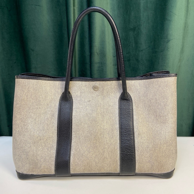 【99新✨全網最低價】Hermes/愛馬仕 花園包 中古 Garden Party 36 經典保值熊貓色-1