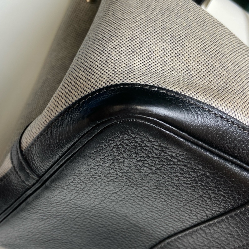 【99新✨全網最低價】Hermes/愛馬仕 花園包 中古 Garden Party 36 經典保值熊貓色-5