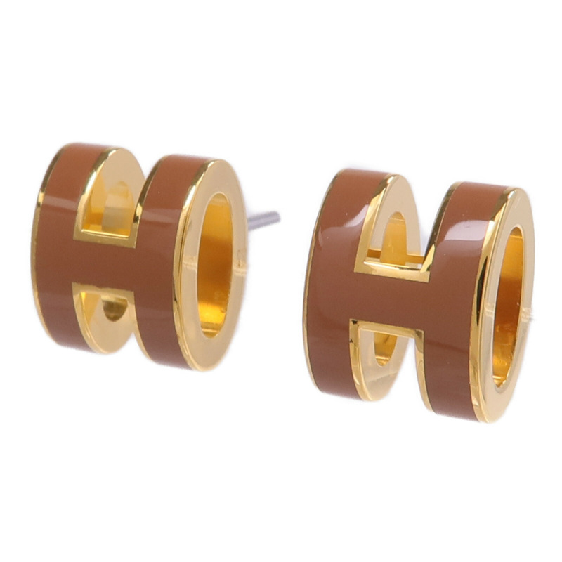 HERMES 金屬Mini Pop H Earrings耳環-1