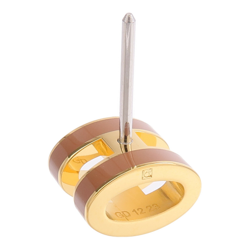 HERMES 金屬Mini Pop H Earrings耳環-5