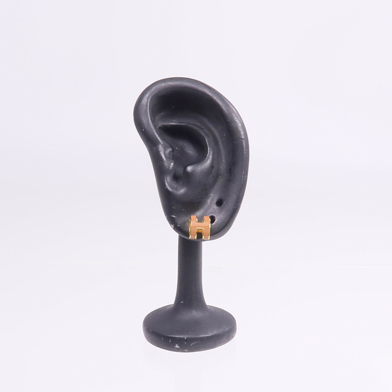 HERMES 金屬Mini Pop H Earrings耳環-6