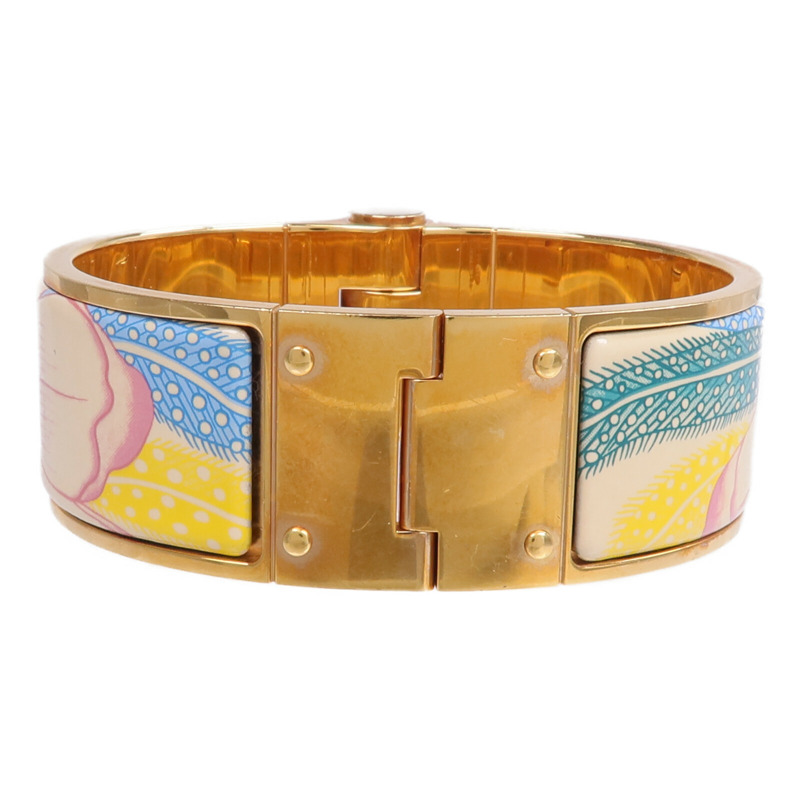 HERMES 金屬/琺瑯Charniere Bracelet手鐲-2