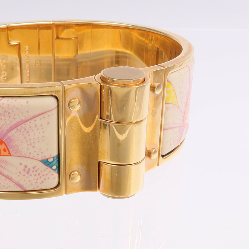 HERMES 金屬/琺瑯Charniere Bracelet手鐲-4