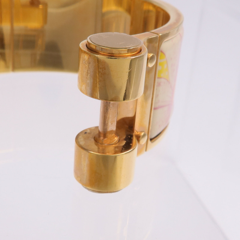 HERMES 金屬/琺瑯Charniere Bracelet手鐲-8