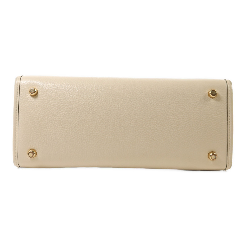 COACH 帆布/皮革2 way Shoulder金扣手挽肩背兩用袋-3