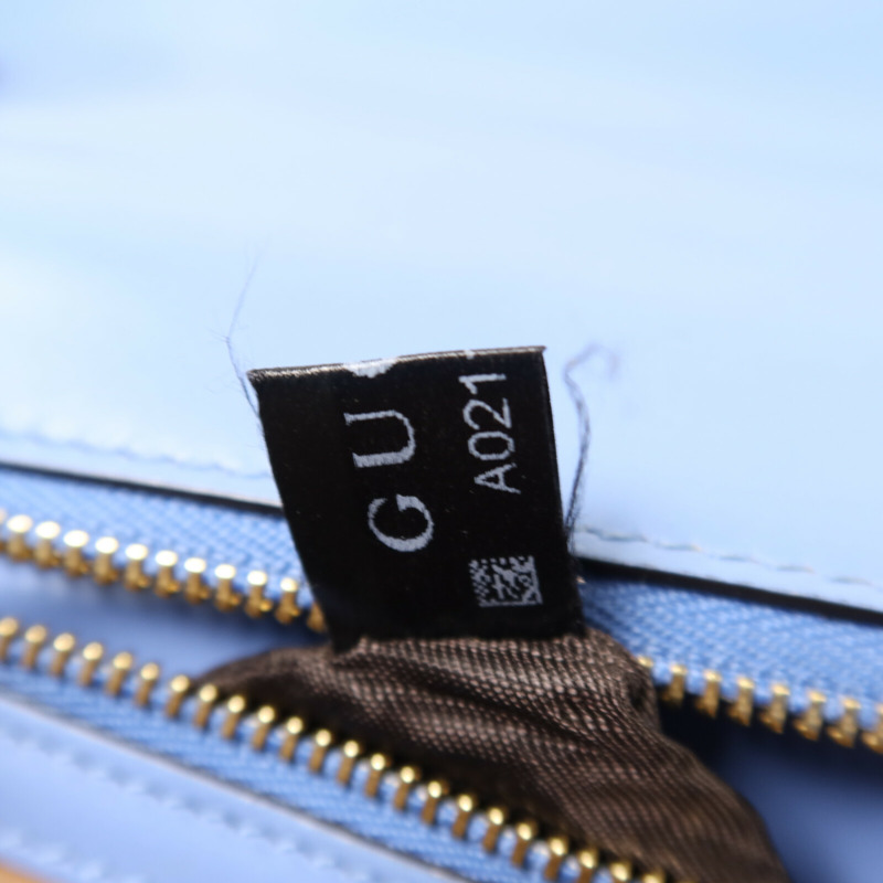 GUCCI 牛皮皮革Sylvie金扣肩背袋-7