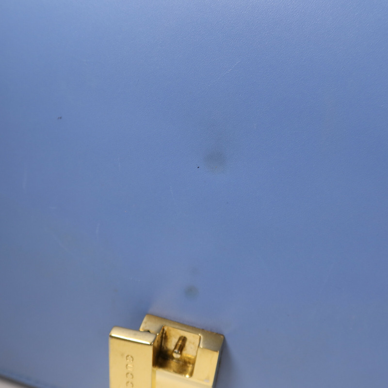 GUCCI 牛皮皮革Sylvie金扣肩背袋-15