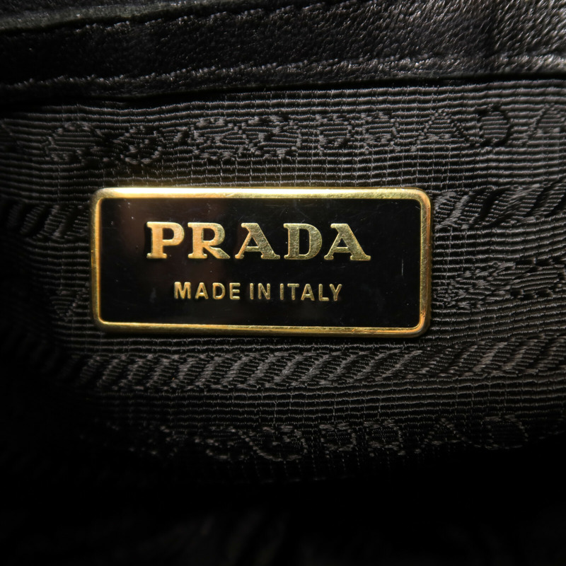 PRADA 尼龍Hobo Bag金扣手挽袋-5