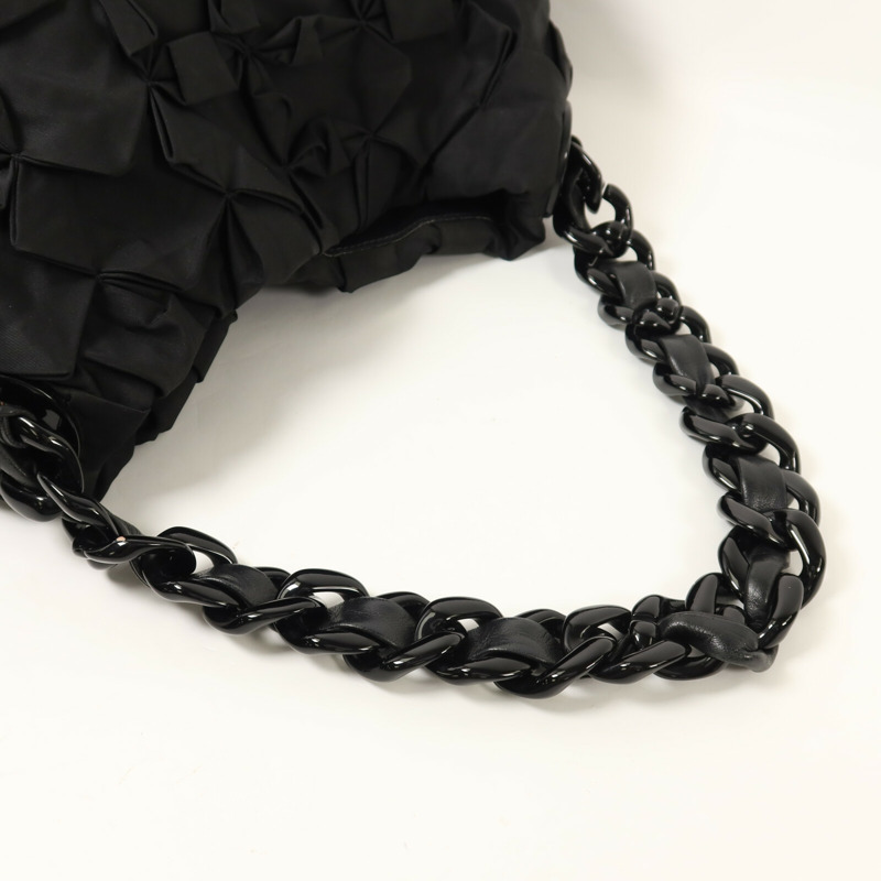 PRADA 尼龍Hobo Bag金扣手挽袋-7